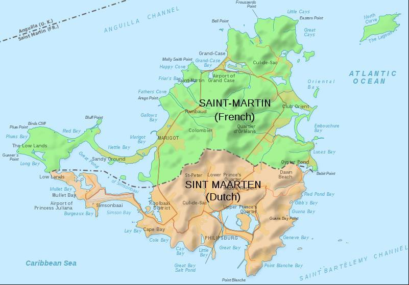 Mapa da ilha de S